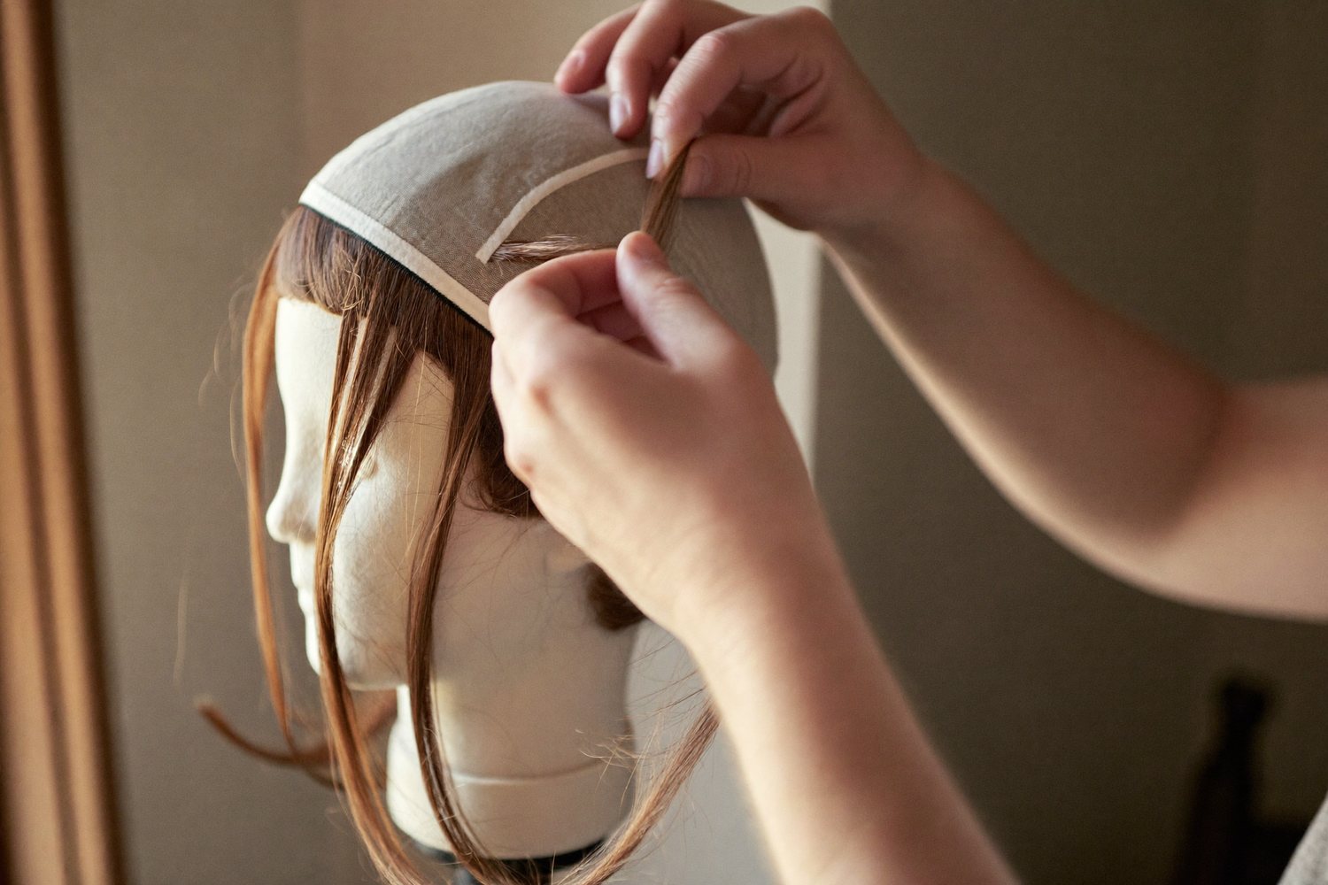 Wig service in the Ralph atelier